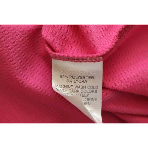 Lucky In Love Womens Sz XS Pink Fly High Tie Back Tennis Pickleball Tank Top - Picture 3 of 9